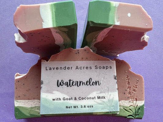 Watermelon Goat & Coconut Milk Soap