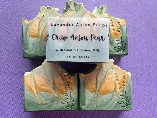 Crisp Anjou Pear Goat & Coconut Milk Soap